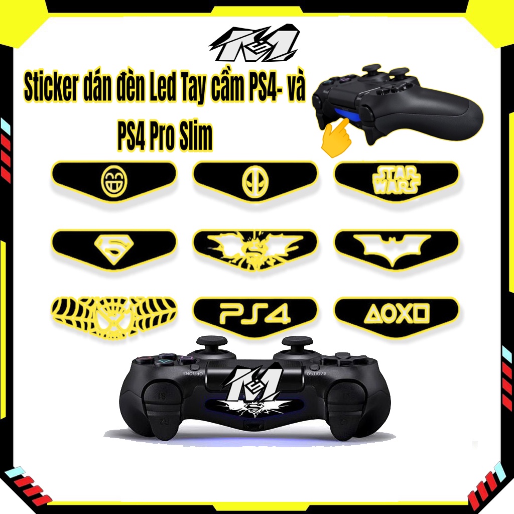 Sticker dán đèn LED Tay cầm PS4 và PS4 Pro Slim - PS4 controller