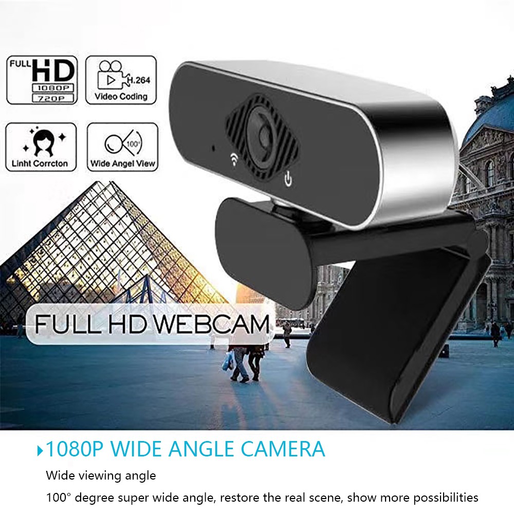 Bộ Webcam 1080p Usb Có Mic Chuyên Dụng Cho Game Thủ