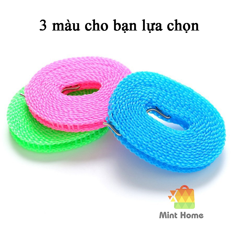 Dây treo quần áo, dây phơi đồ, quần áo thông minh đa năng dài 5m | BigBuy360 - bigbuy360.vn