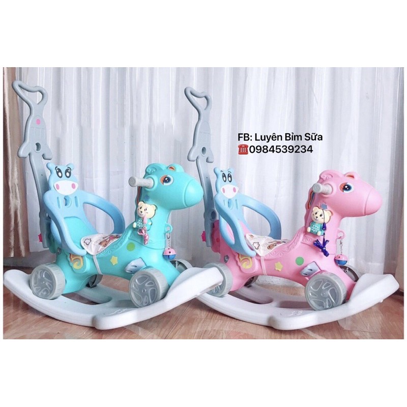 Ngựa bập bênh 3in1