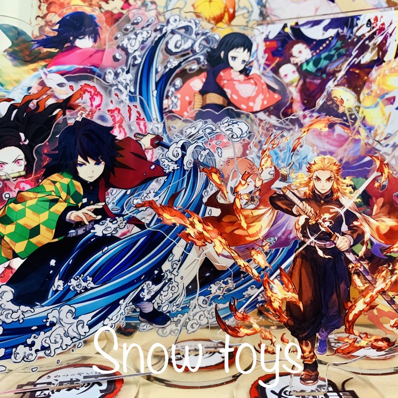 Mô hình standee kimetsu - thanh gươm diệt quỷ - tượng acrylic kimetsu -mica trong suốt tanjiro nezuko zenitsu trùng trụ