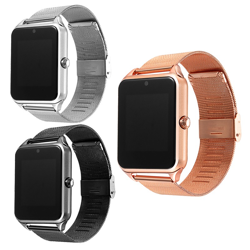 Đồng hồ thông minh xài sim Smart watch Z60 dây kim loại