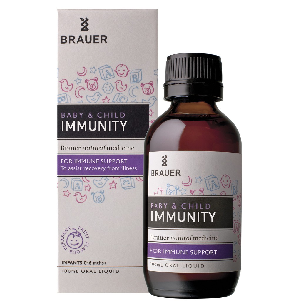 Siro Brauer Immunity Tăng Sức Đề Kháng Cho Bé 100ml