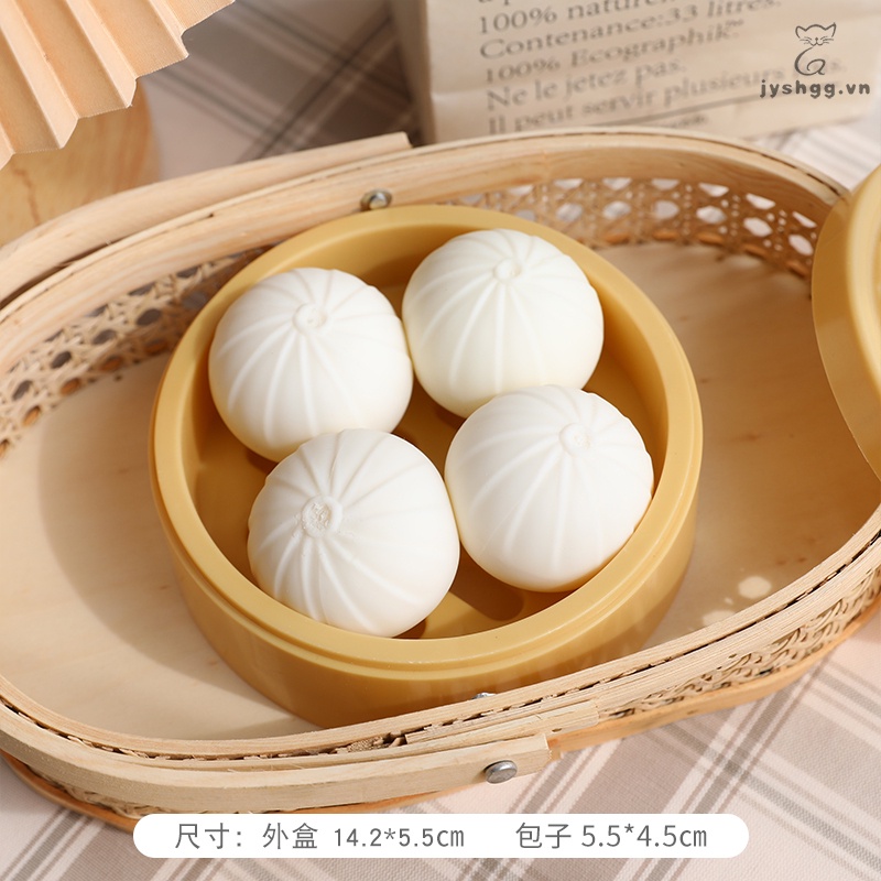 Bánh bao đồ chơi chất liệu TPR an toàn giảm căng thẳng cực mạnh