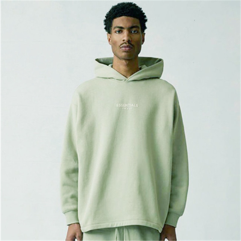 Hàng Bán Chạy Áo Khoác Hoodie Cotton In Chữ Flocked Plus Size Unisex