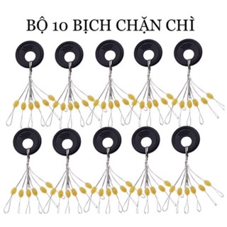 Hạt chặn phao, chặn chì, câu cá, hạt chặn phao câu đài 15 hạt 1 bịch