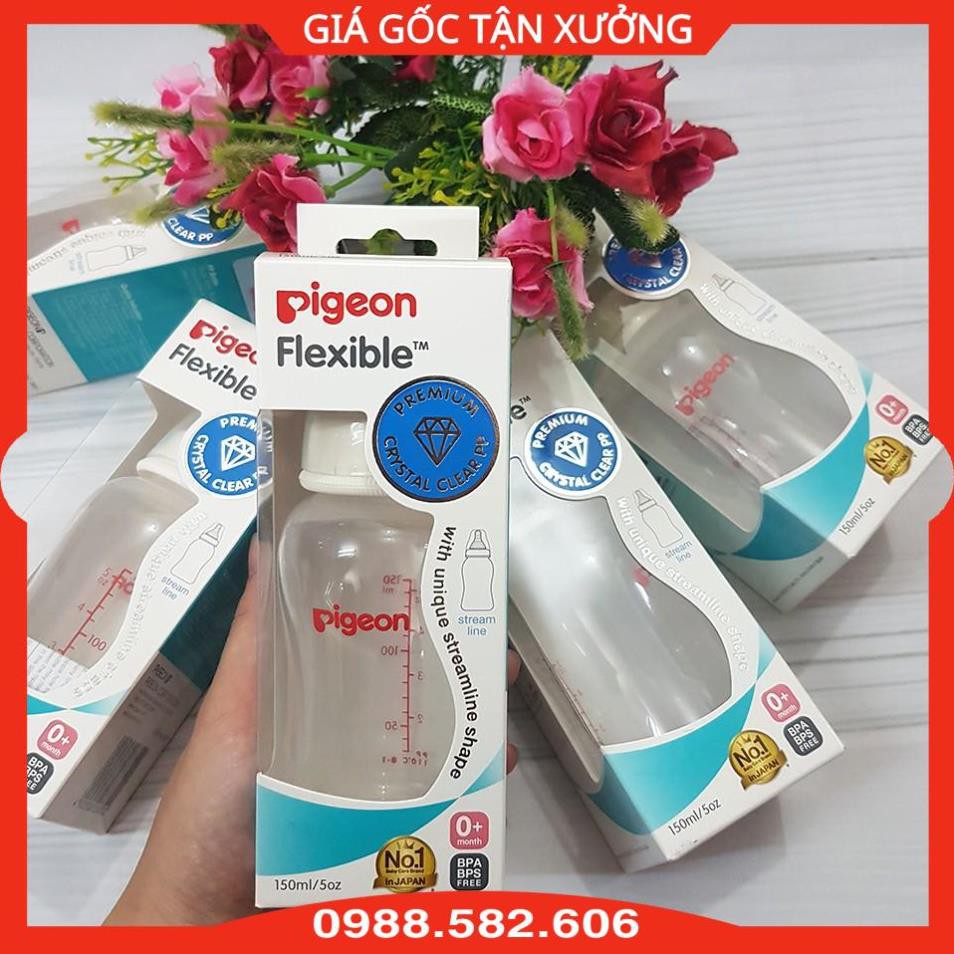 Bình Sữa Pigeon Streamline 150ml Cho Bé - 4902508266512