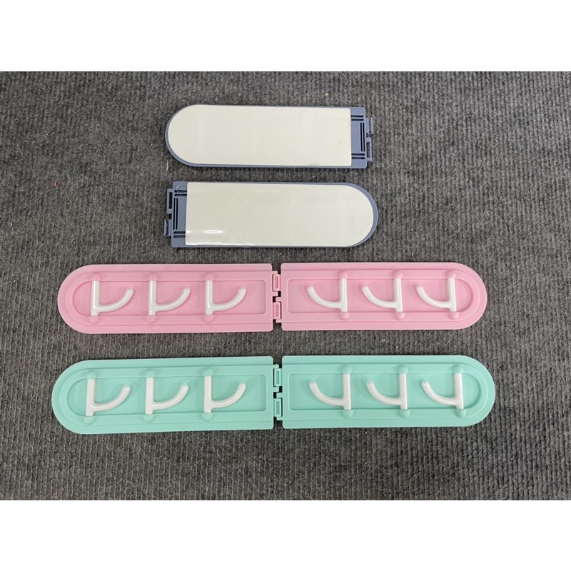 Móc treo gấp góc xoay 180 độ, móc treo dán tường, treo vật dụng gia đình tiện lợi #T4-6