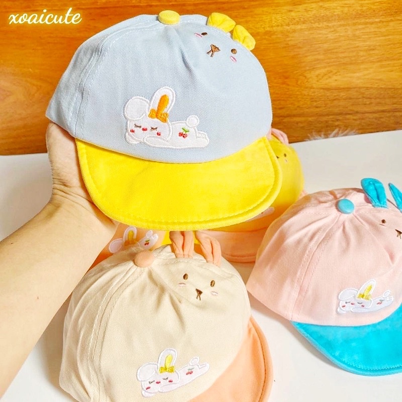 Mũ nón lưỡi trai cho bé từ 0 tháng đến 1 tuổi chứ vì 44-46cm