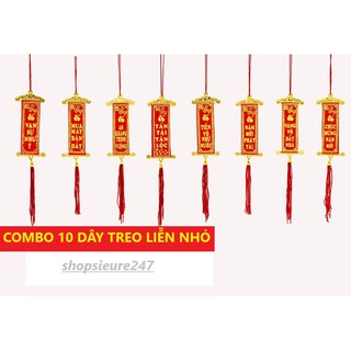 (CHUYÊN SỈ) COMBO 10 DÂY LIỄN NHỎ TREO TRANG TRÍ TẾT (CHẤT LƯỢNG)