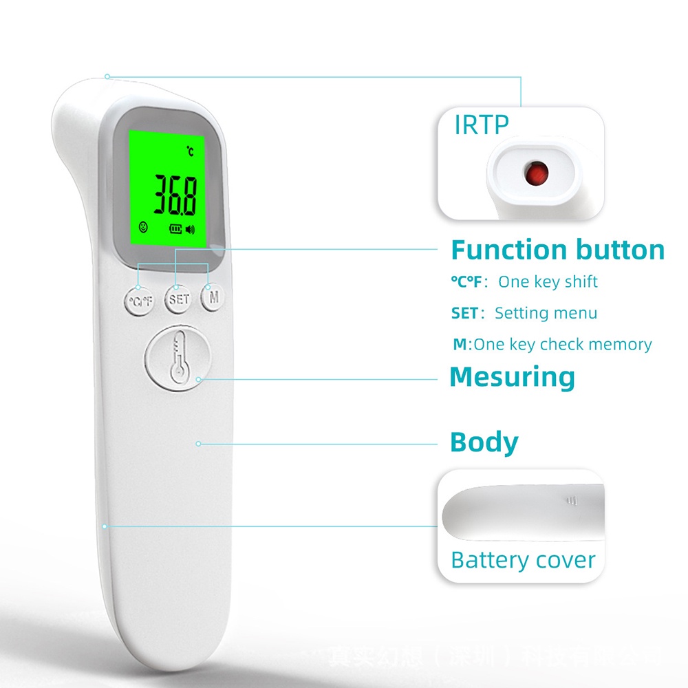 ✅ Nhiệt Kế Hồng Ngoại FX-806 | Đo cực nhanh, Đo trán, Không tiếp xúc -VT0979