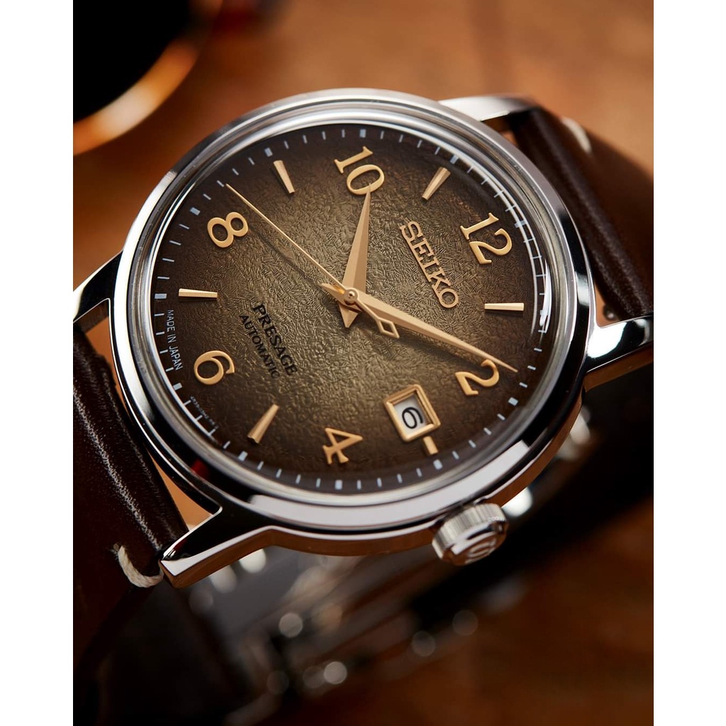 Đồng hồ nam chính hãng Seiko Presage Limited SRPF43J1 STAR BAR Limited Edition - Máy cơ tự động - Kính cường lực