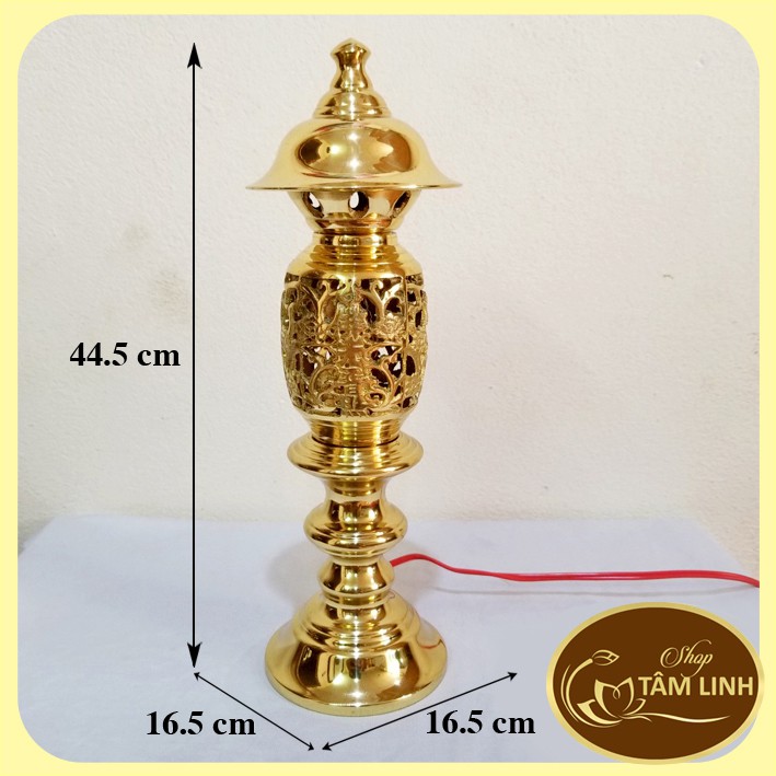 Cap Chân Đèn Điện Bằng Đồng Lộc Thành