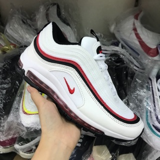 Có sẵn - Ảnh thật - Giày Air max 97 trắng đỏ