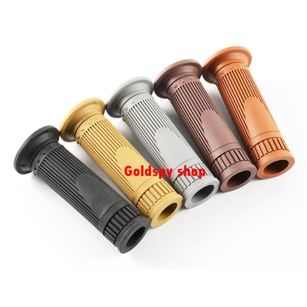Bao tay nắm xe máy kiểu cổ điển vân sọc ngang siêu đẹp ( Classic - Bike - Cafe - Racer ...) giá 1 đôi