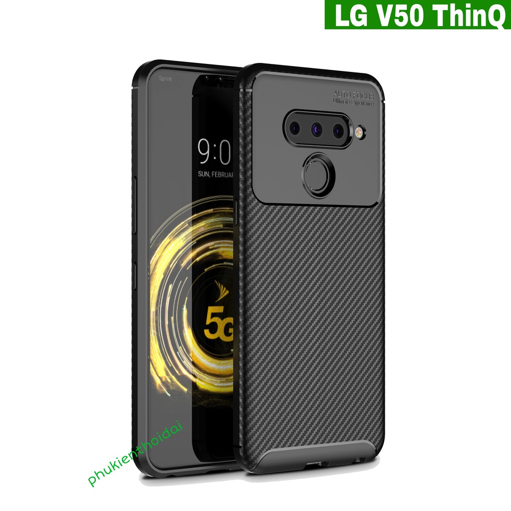 Ốp lưng LG V40 ThinQ / LG V60 ThinQ chống sốc vân Rằn Ri Auto Focus siêu bền