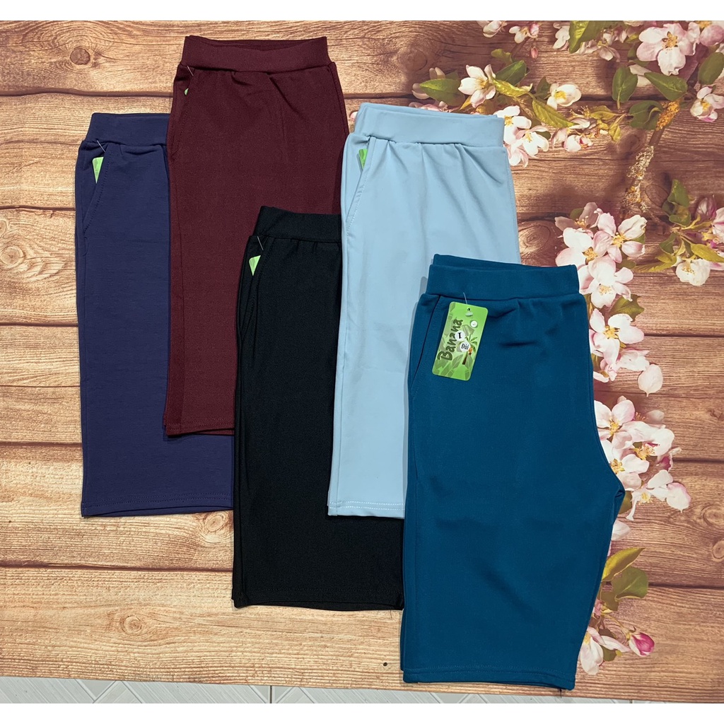 Quần short ngố nữ thun 4 chiều, mềm mịn co giản siêu tốt
