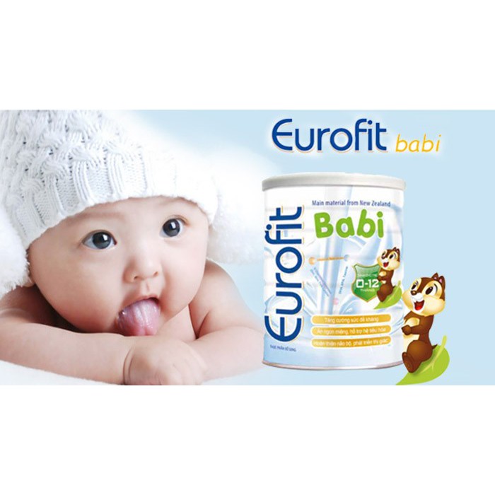Sữa bột Eurofit Babi hộp 900g [Date 2023]