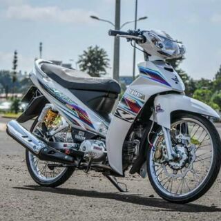 Tem rời xe Sirius trắng