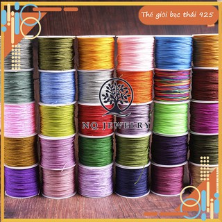 Dây đan vòng handmade DIY loại 0,8mm - Dây vải dù đan vòng loại 0,8mm