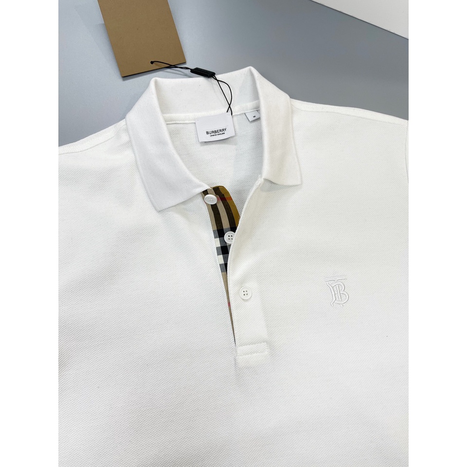 Áo polo BBR Original check cổ logo thêu ngực LA 2022 on web size S-XL