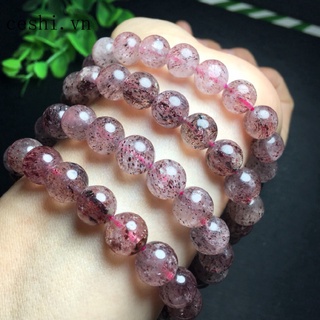 Natural strawberry crystal bracelet