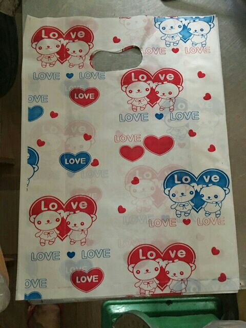 Túi xốp in hình sẵn. Giao mẫu ngẫu nhiên