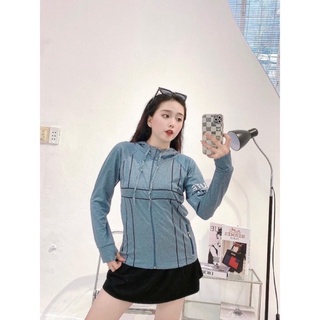 Áo Khoác Len Nữ Mỏng Nhẹ Thun Coton
