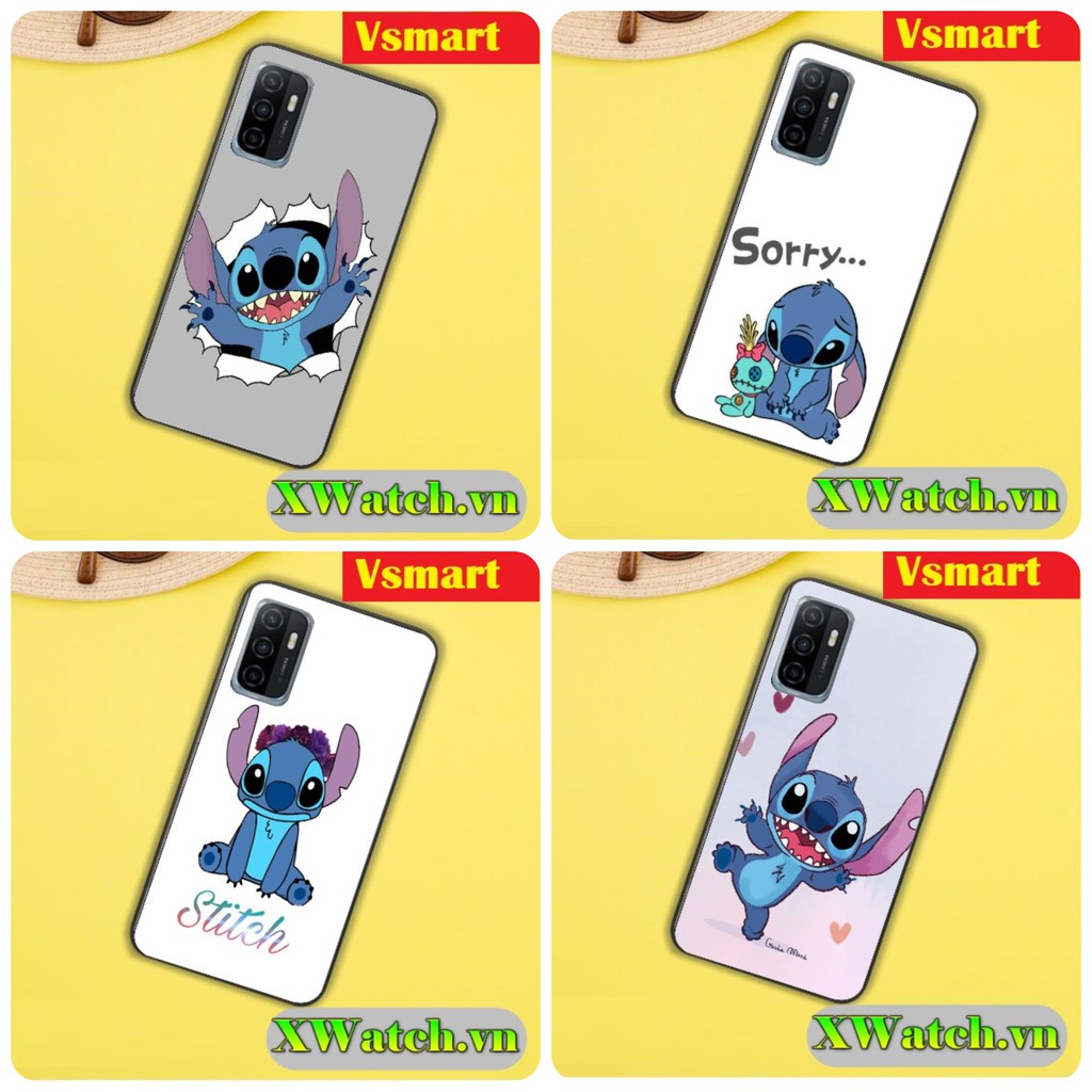 Ốp lưng dẻo TPU Vsmart Star 5 live 4 Joy 4 Active 1 Joy 1 Active 1+  Joy 1+ Joy 3  Active 3 in hình Stitch
