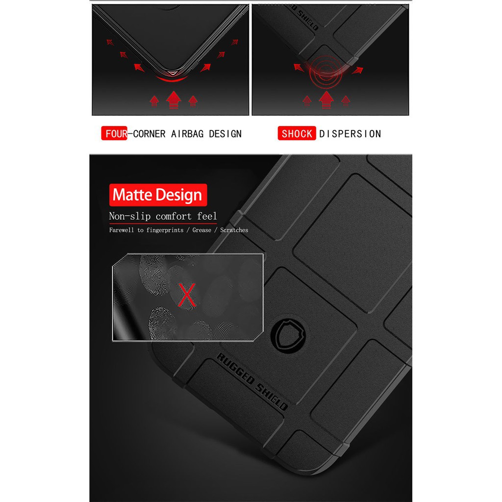 Ốp điện thoại Rugged Shield bằng silicon mềm chống sốc dành cho Huawei P40 Pro+ P30 Lite P20 Mate 40 Pro Plus 30 20X 20