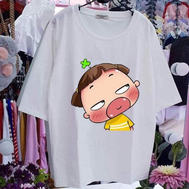 Áo UNISEX  FREESHIP  Giảm Ngay 5K Khi Nhâp [ AO UNISEX ] - Áo Thun Nữ Form Rộng Hình Dễ Thương