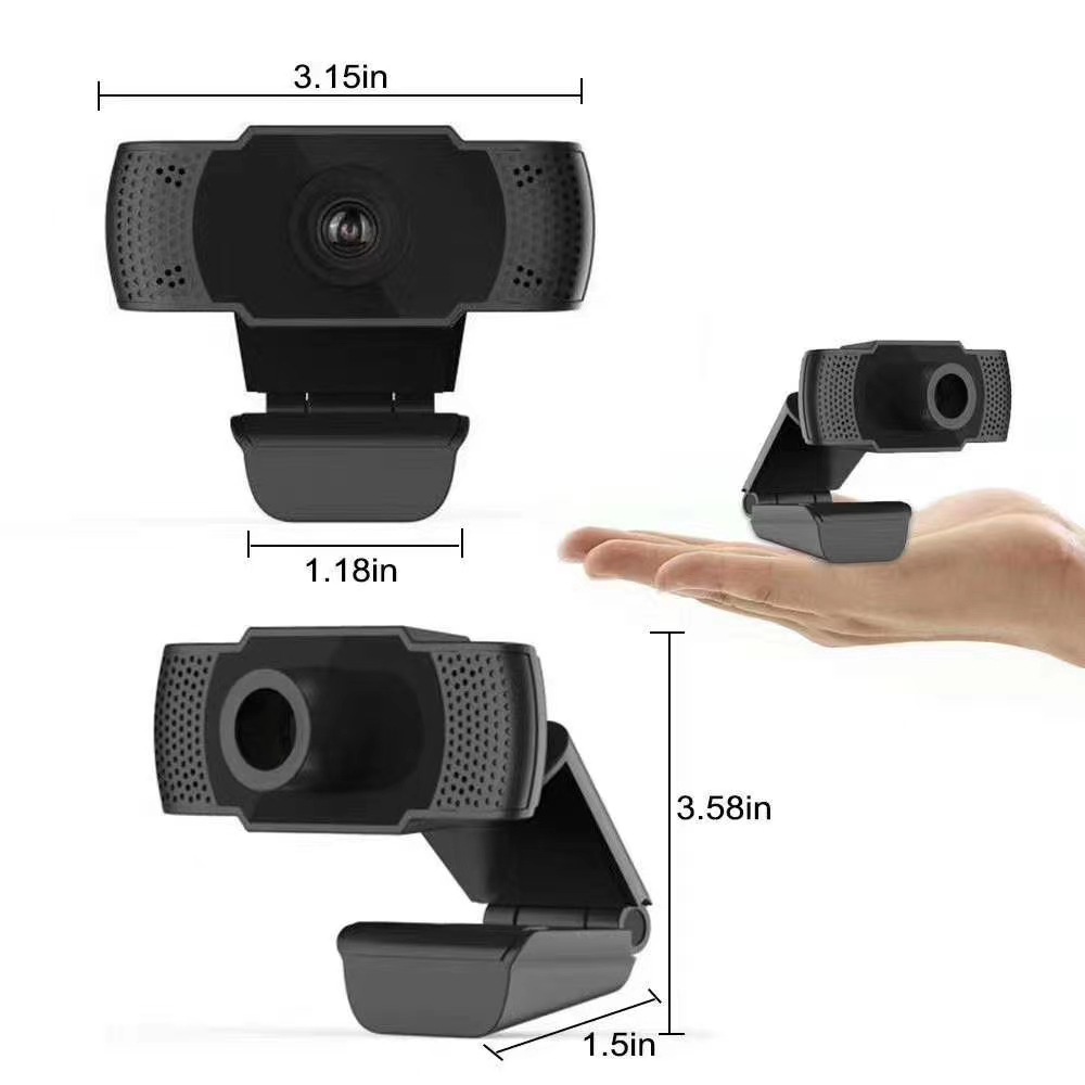 Webcam máy tính Full HD 1080P Có Mic chân USB không cần cài đặt để học Zoom, Online, Trực Tuyến - Webcam Dahua Z2+