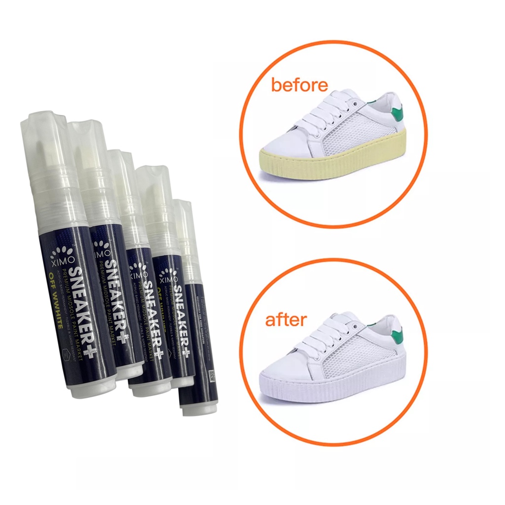 Bút Repaint đế giày tẩy trắng, sơn trắng làm mới phục hồi giày Ximo Midsole Paint Pen XXI23 15ml