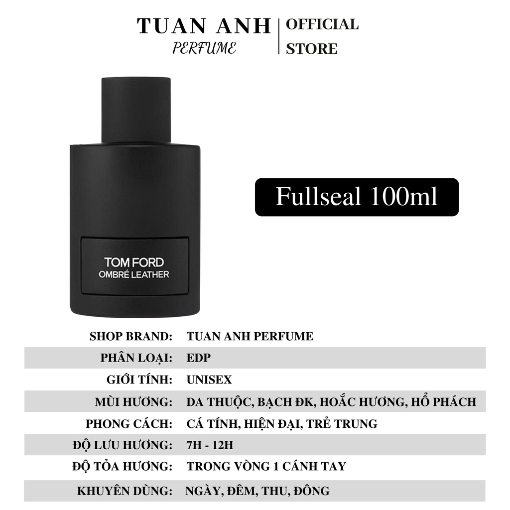 Nước hoa nam cao cấp Tom Ford Ombré Leather chính hãng giá rẻ TUAN ANH PERFUME