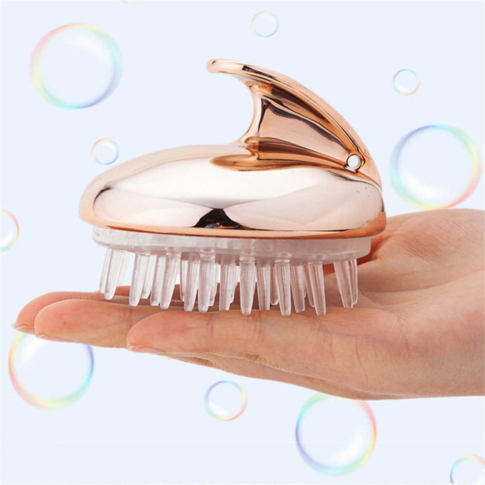 Bàn Chải Massage Da Đầu Bằng Silicone Tiện Dụng Cho Spa