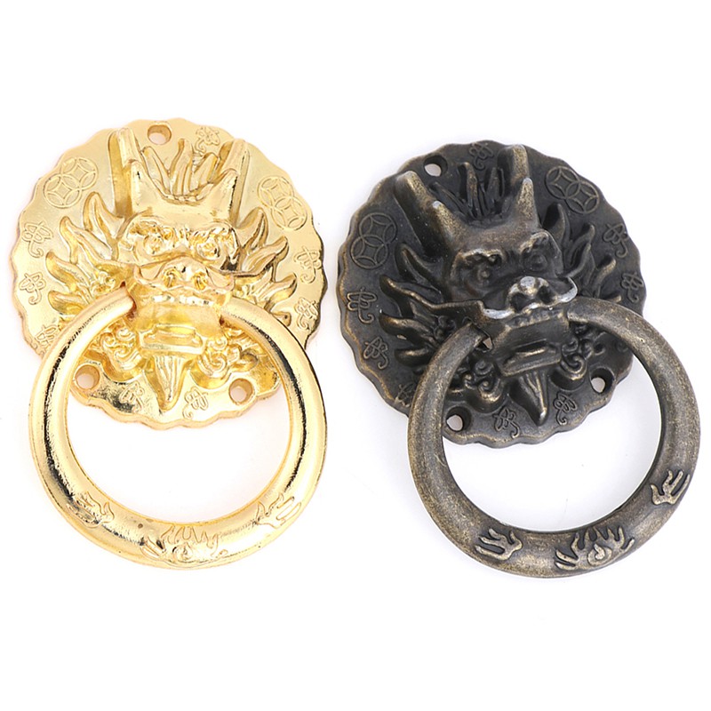 Set 10 Tay Nắm Cửa Hình Rồng Vintage