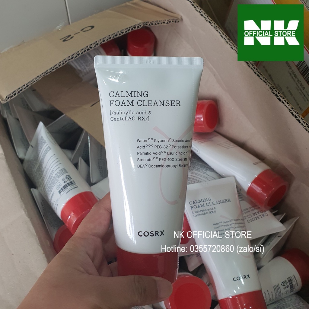 Sữa rửa mặt COSRX Calming Foam Cleanser 150ml Chính Hãng - Da Nhạy Cảm