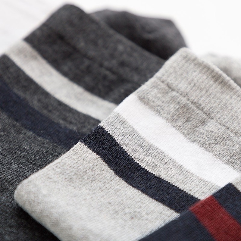 Vớ ống vừa bằng cotton mềm mại thoáng khí thời trang cho nam và nữ