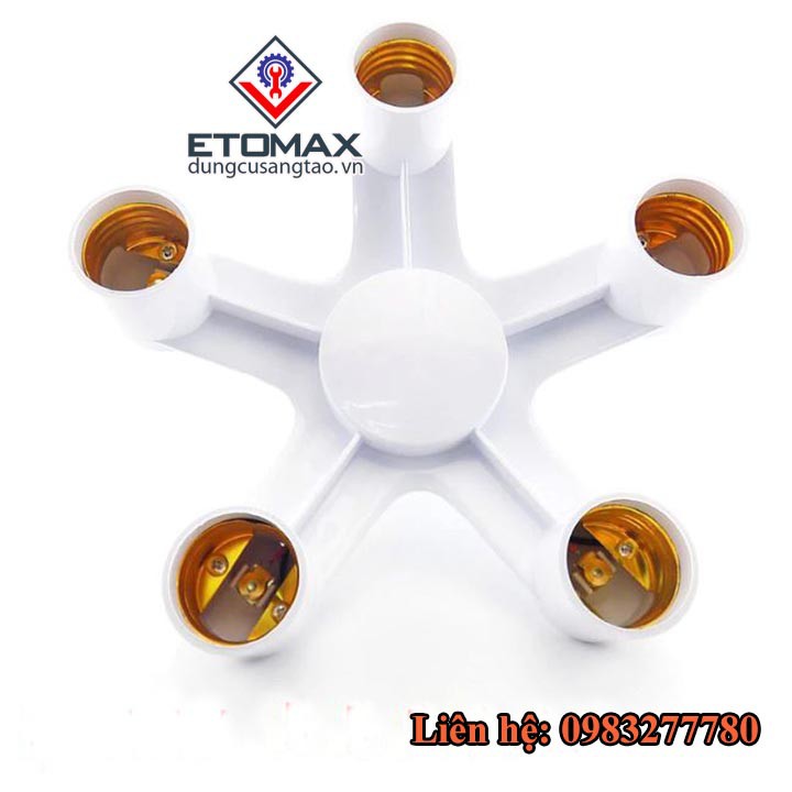 Đầu chia đui xoáy E27