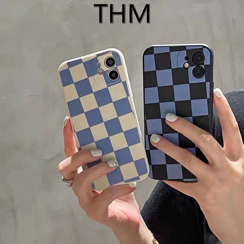 Ốp điện thoại kẻ ô vuông cho iphone 6/6plus/6s/6splus/7/7plus/8/8plus/x/xs/xr/xsmax/11/12/13/pro/max/plus/promax | BigBuy360 - bigbuy360.vn