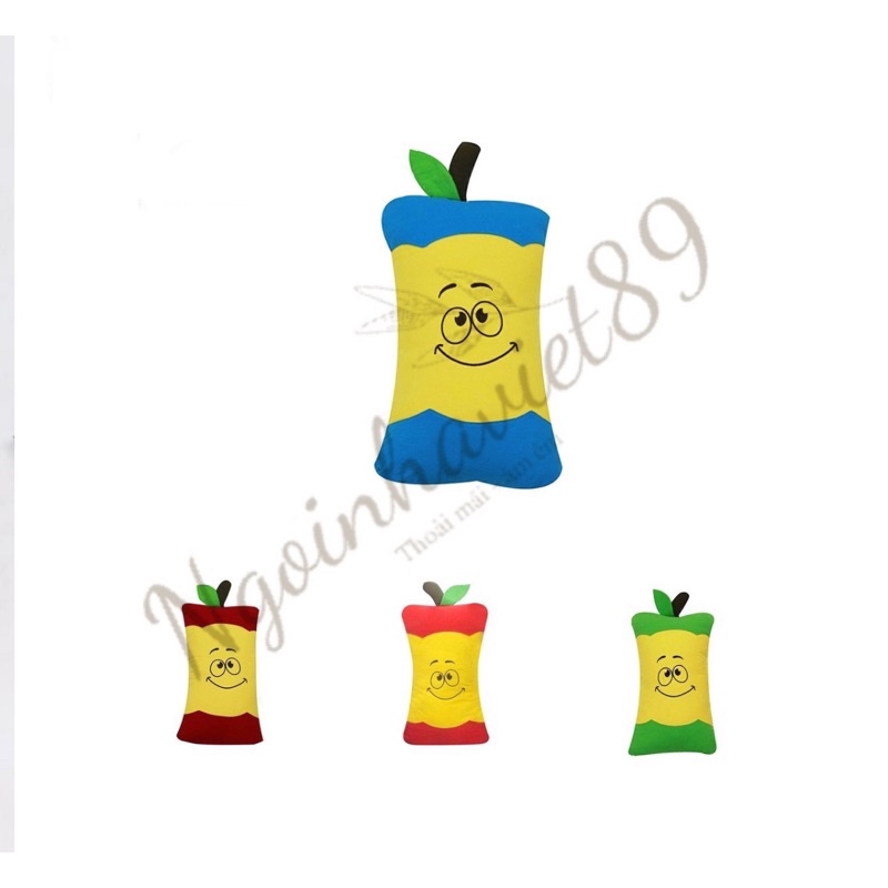 Gối tựa, gối nằm, gối hình trái cây, gối trái táo Hometex ( 30x50cm )