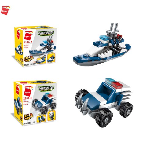 QMAN2101 - 10IN1  BỘ LẮP RÁP LEGO QUÂN ĐOÀN VIỄN CHINH 1