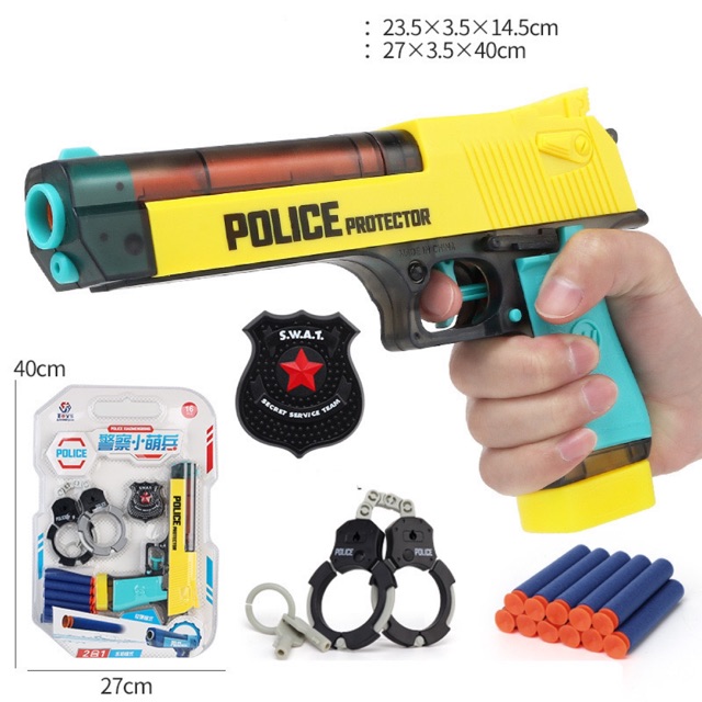 Đồ chơi tập làm police nước cho bé