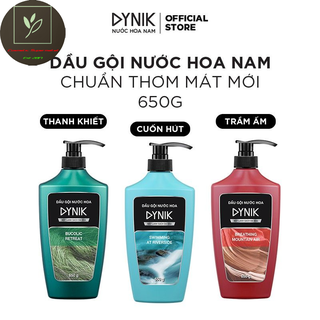(TẶNG 1 LĂN DYNIK) Dầu Gội Nước Hoa Nam Dynik Mát Lạnh Sạch Da Đầu 650g
