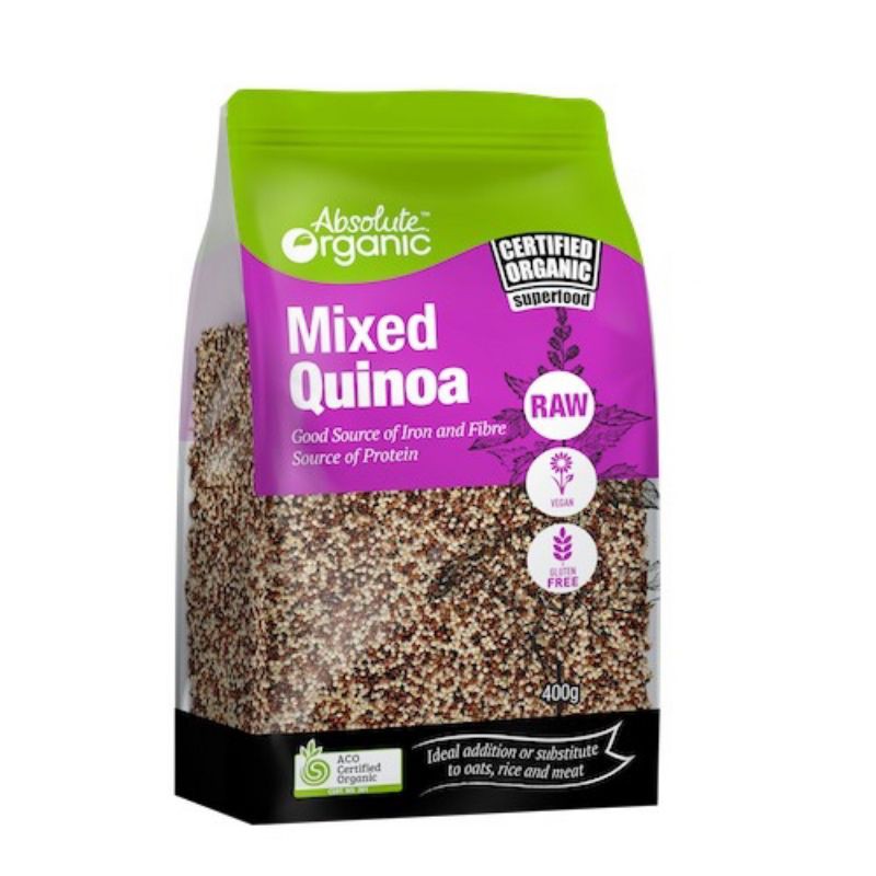 Hạt Diêm Mạch, Quinoa mix 3 màu Organic (400g)