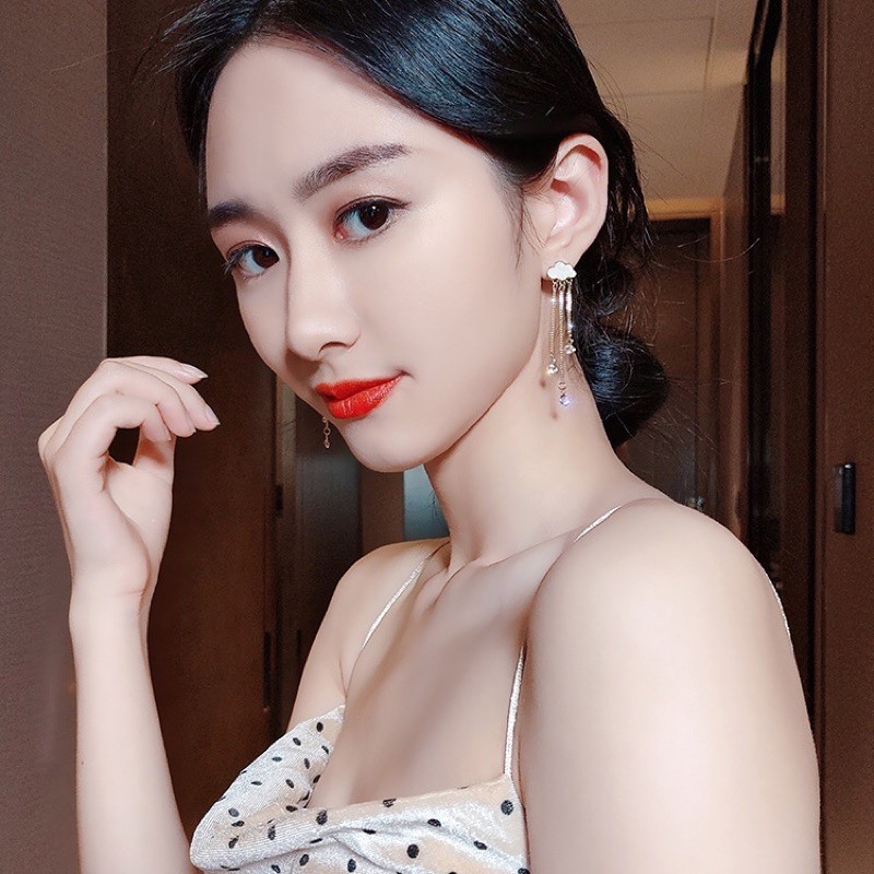 Khuyên tai retro xinh - Bông tai dễ thương