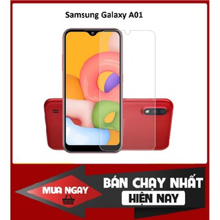 Cường lực trong suốt 2.5D không full màn dành cho Samsung Galaxy A01