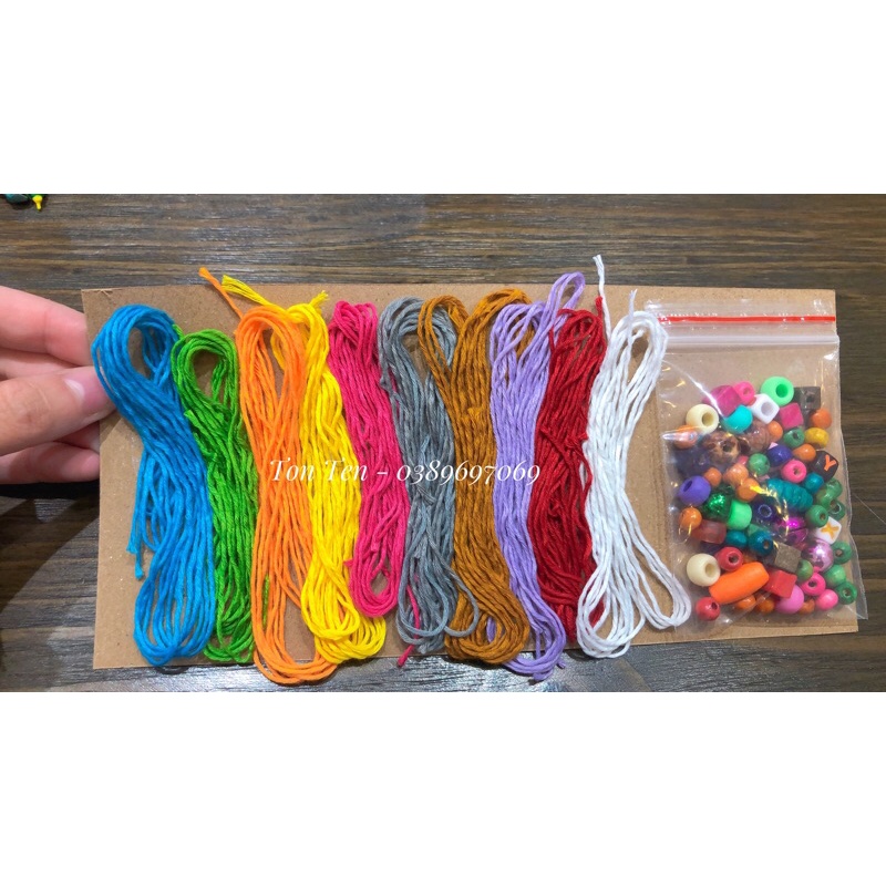 Set Nguyên Liệu Tết Hairwrap Tết Vòng Tay Tại Nhà (Set Nhỏ) DIY Thủ Công