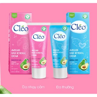 Kem Bơ Tẩy Lông CLEO Cho Da Nhạy Cảm Avocado Hair Removal Cream(50g)