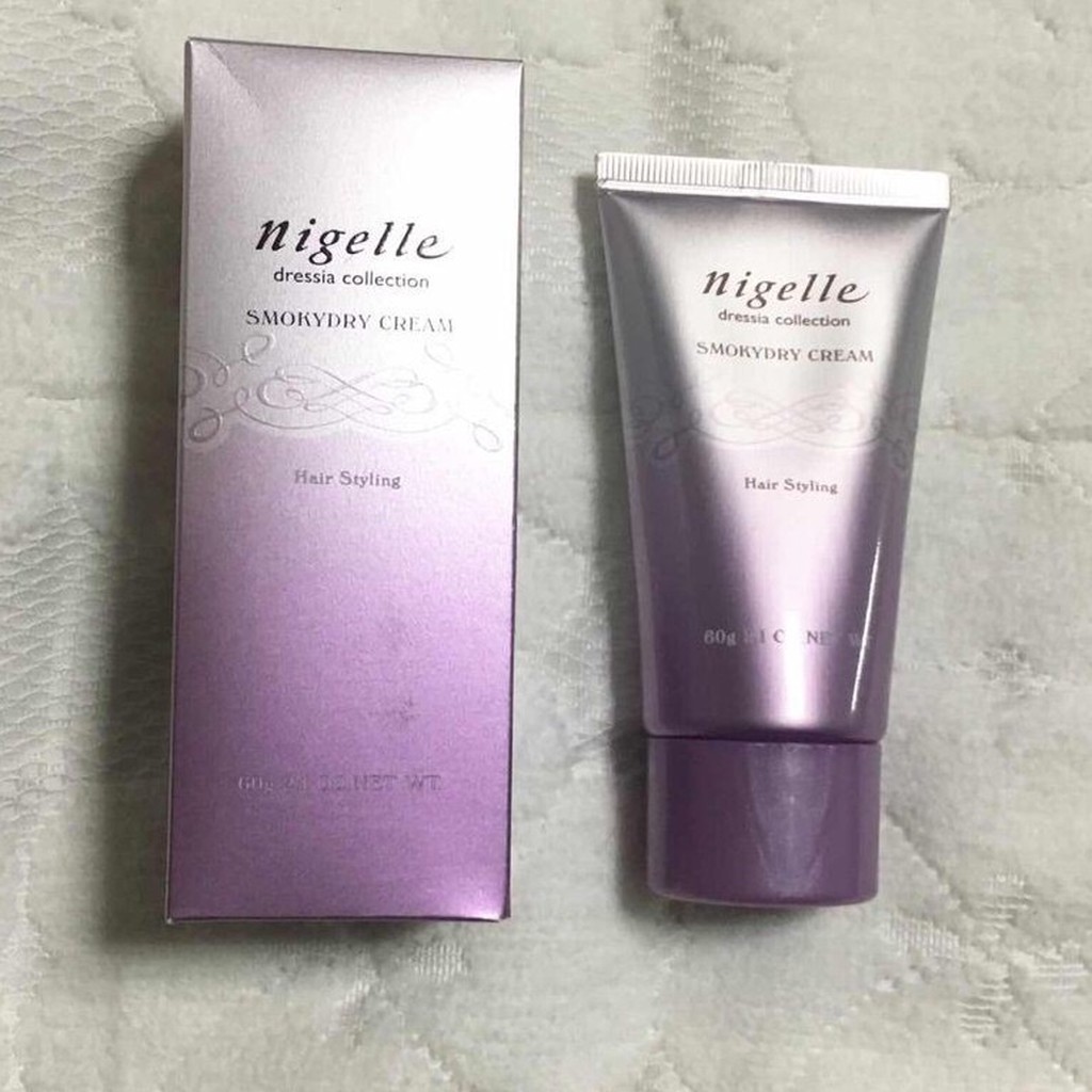 Kem dưỡng tạo kiểu Nigelle Dressia Smoky Dry Cream Hair Styling MILBON 60g  | Shopee Việt Nam